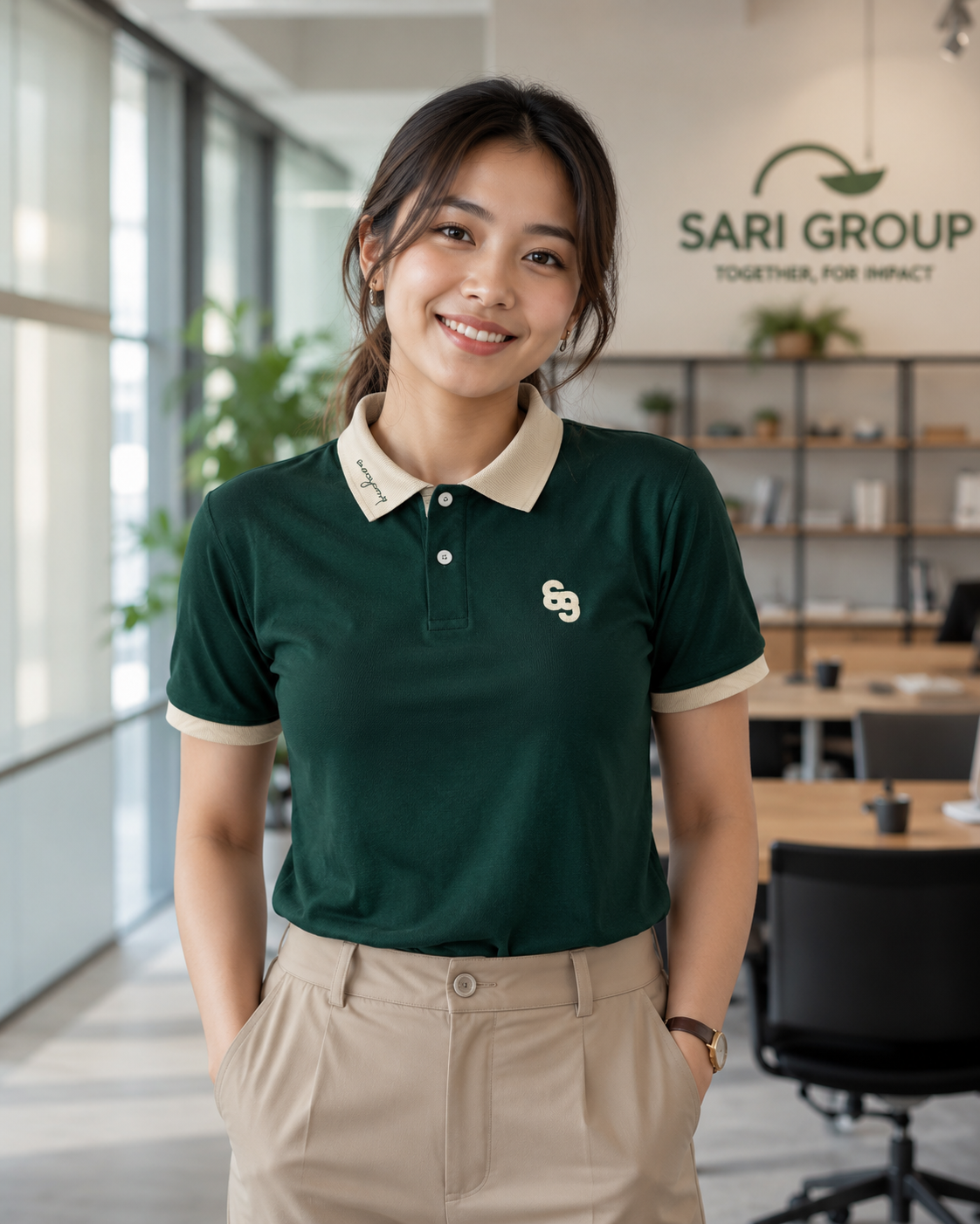 Polo Shirt Custom Korporat — Bordir & Sablon Premium
