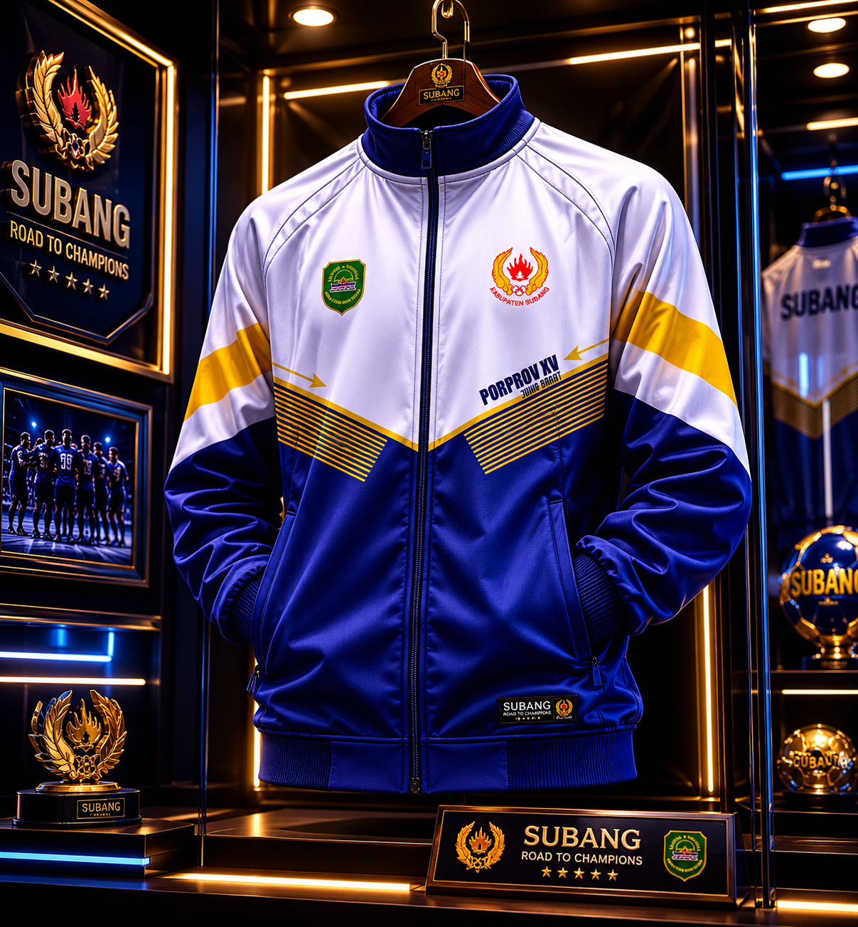 Jaket Custom — Varsity, Bomber, Coach, & Almamater